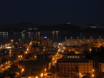 旧市街地方面を撮影した夜景